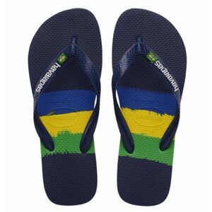 Havaianas
Brasil Tech - Navy Blue Flip Flops Size 11/12 ~ New